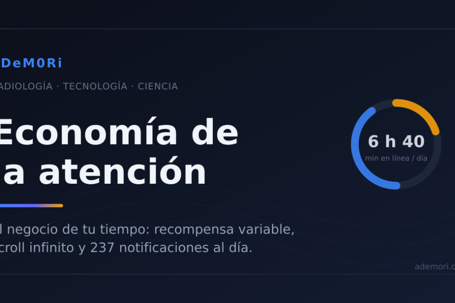Portada del artículo Economía de la atención